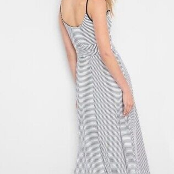 Gap cami striped wrap dress - Picture 4 of 6
